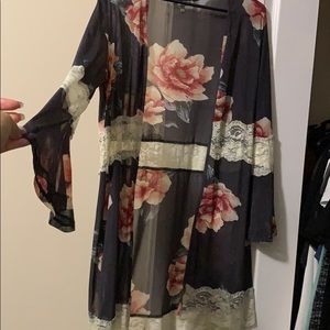 Floral cover up